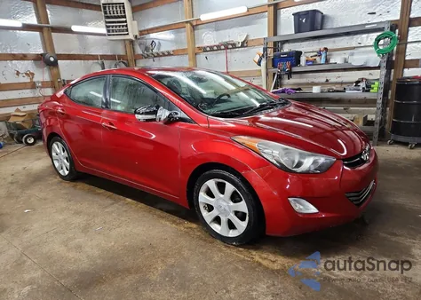 2013 Hyundai Elantra Gls z USA, uszkodzony, nr VIN KMHDH4AE1DU723295